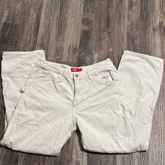 Dickies Cream Straight Leg Jeans - Picture 1 of 2